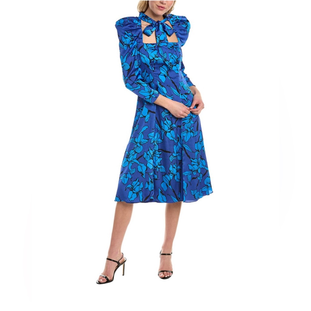 Black Halo Mirabel Midi Dress NWT